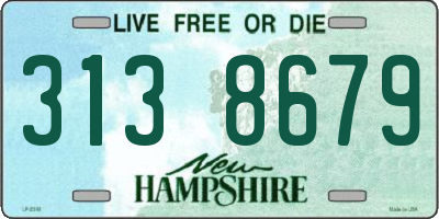 NH license plate 3138679