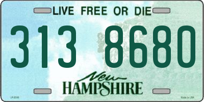 NH license plate 3138680