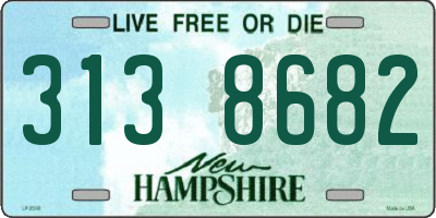 NH license plate 3138682