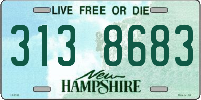 NH license plate 3138683
