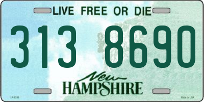NH license plate 3138690