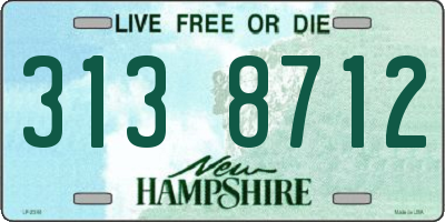 NH license plate 3138712