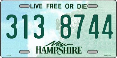 NH license plate 3138744