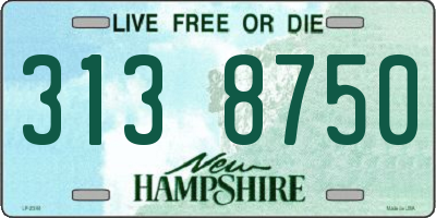 NH license plate 3138750