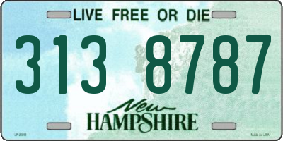 NH license plate 3138787