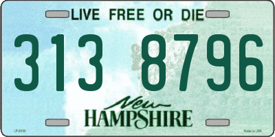 NH license plate 3138796