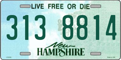 NH license plate 3138814