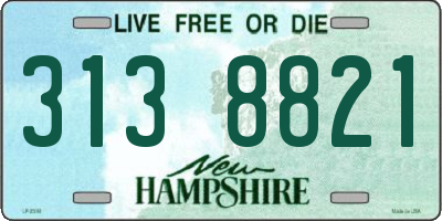 NH license plate 3138821