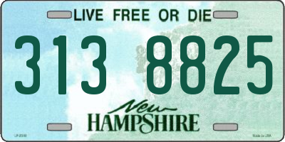 NH license plate 3138825