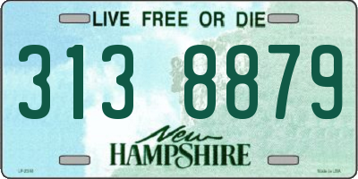 NH license plate 3138879