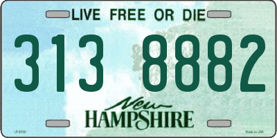 NH license plate 3138882