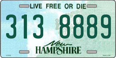 NH license plate 3138889