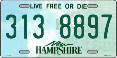 NH license plate 3138897