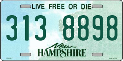NH license plate 3138898
