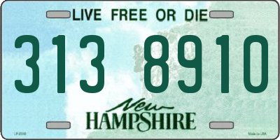 NH license plate 3138910