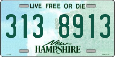 NH license plate 3138913