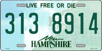 NH license plate 3138914