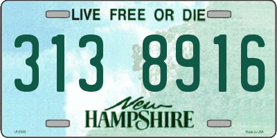 NH license plate 3138916