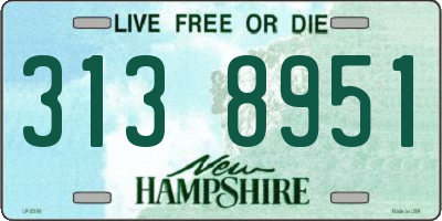 NH license plate 3138951