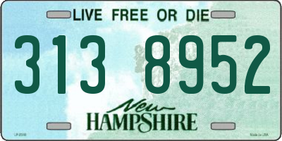 NH license plate 3138952