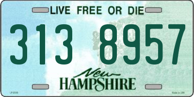 NH license plate 3138957