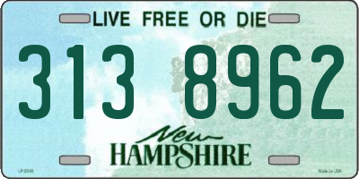 NH license plate 3138962