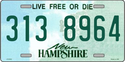 NH license plate 3138964