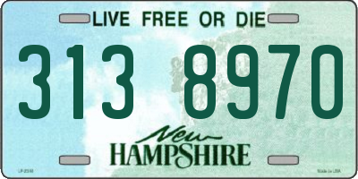 NH license plate 3138970