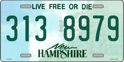NH license plate 3138979