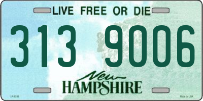 NH license plate 3139006