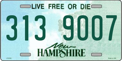 NH license plate 3139007