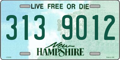 NH license plate 3139012