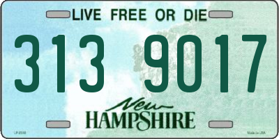 NH license plate 3139017