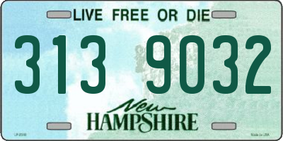 NH license plate 3139032