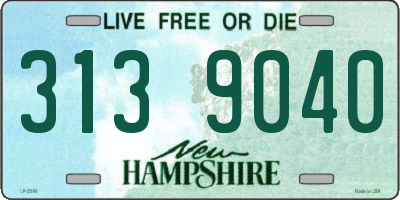NH license plate 3139040