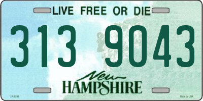 NH license plate 3139043