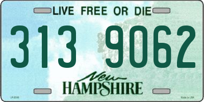 NH license plate 3139062