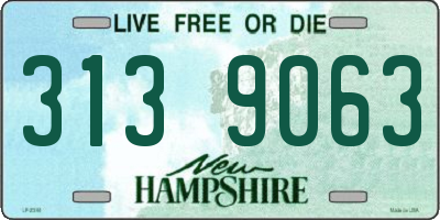 NH license plate 3139063