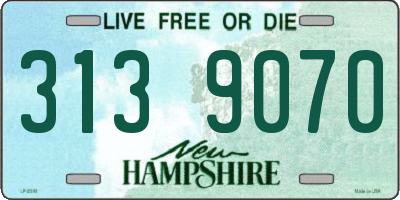 NH license plate 3139070