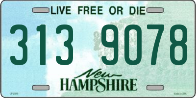 NH license plate 3139078
