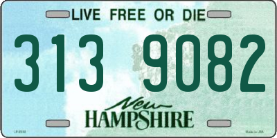 NH license plate 3139082