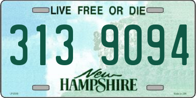NH license plate 3139094