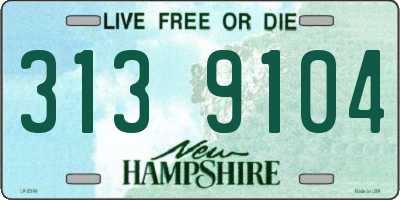 NH license plate 3139104