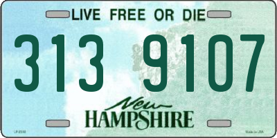 NH license plate 3139107