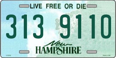 NH license plate 3139110