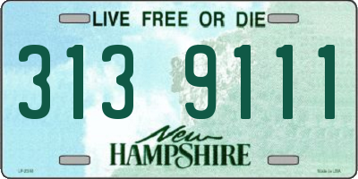 NH license plate 3139111
