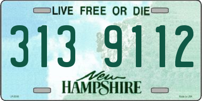 NH license plate 3139112
