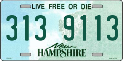 NH license plate 3139113