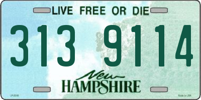 NH license plate 3139114