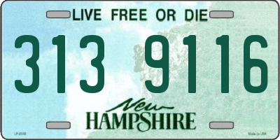 NH license plate 3139116